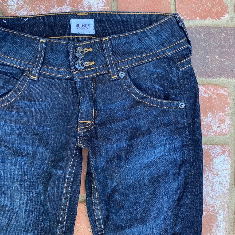 Hudson signature bootcut flare dark wash jeans - Picture 6 of 16